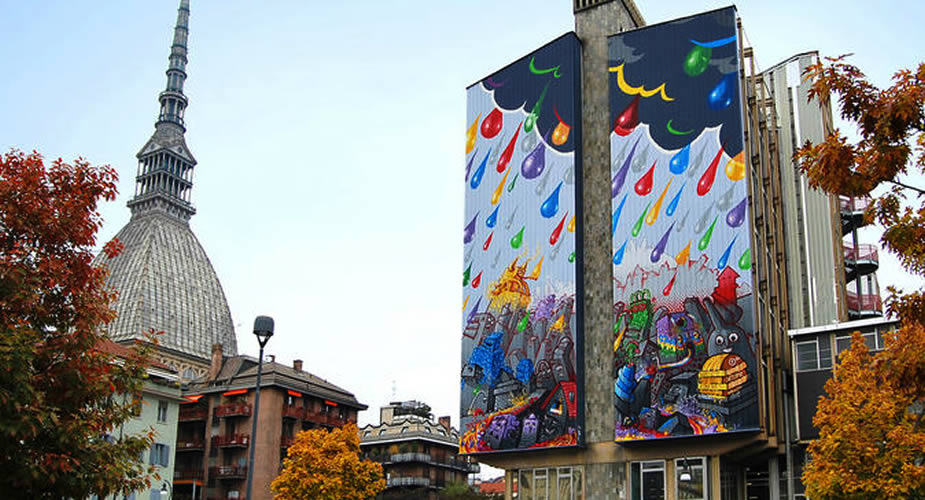 Bezienswaardigheden Turijn, street art in Turijn | Mooistestedentrips.nl