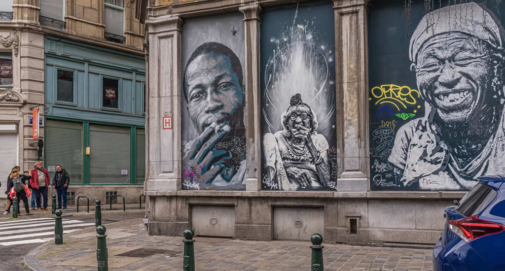 Street art in Brussel | Mooistestedentrips.nl